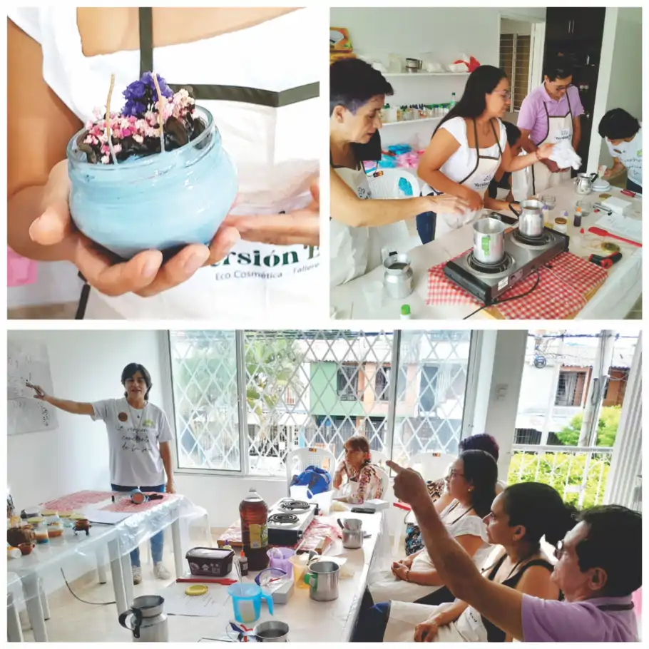 Taller de educación ambiental y reciclaje en la ciudad de Palmira.